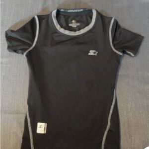 STARTER Kids Black DRI-STAR MAXIMUM Performance Athletic shirt